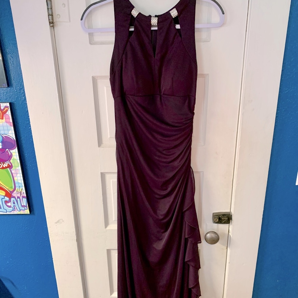 Long purple dress